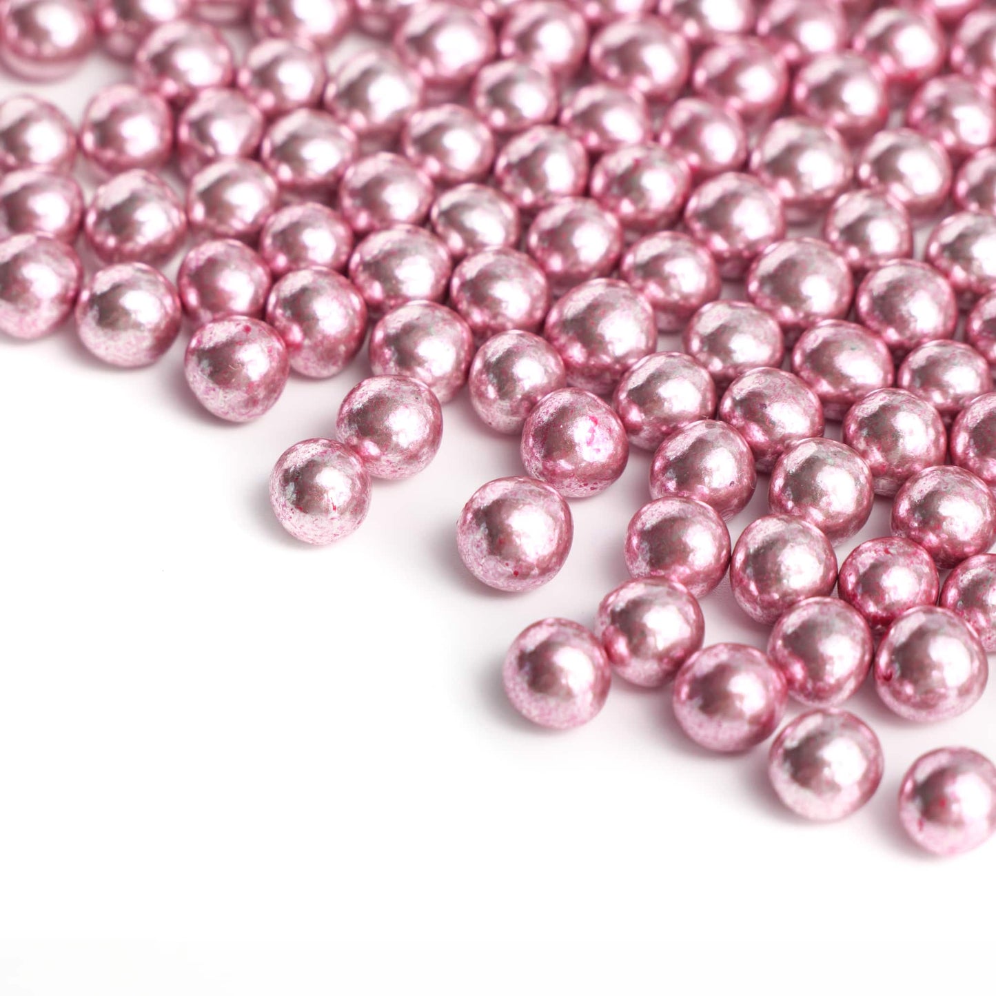 METALLIC PINK CRISPIES - Elementy Dekoracyjne_Słodki Bufet